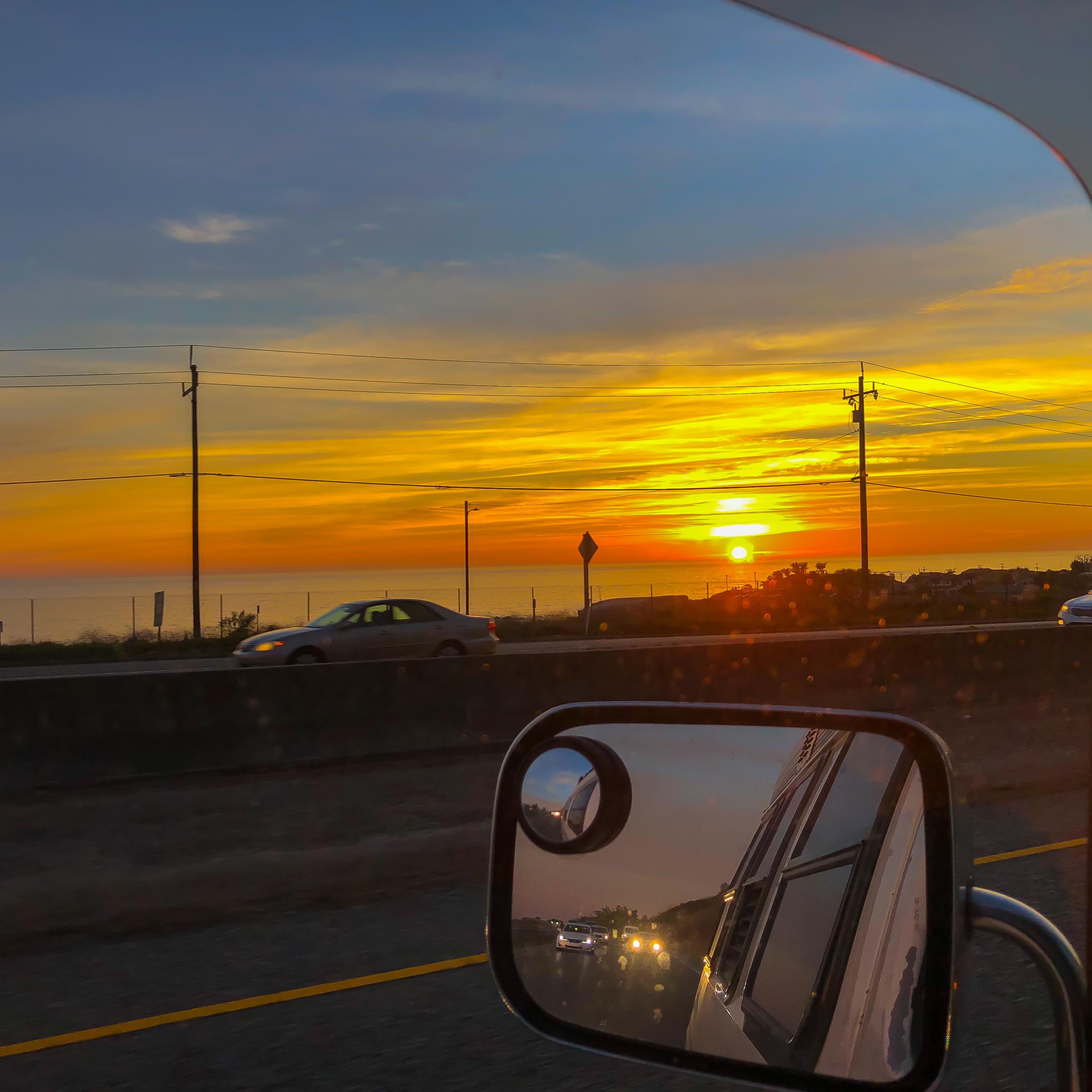 sunset over Pismo Beach