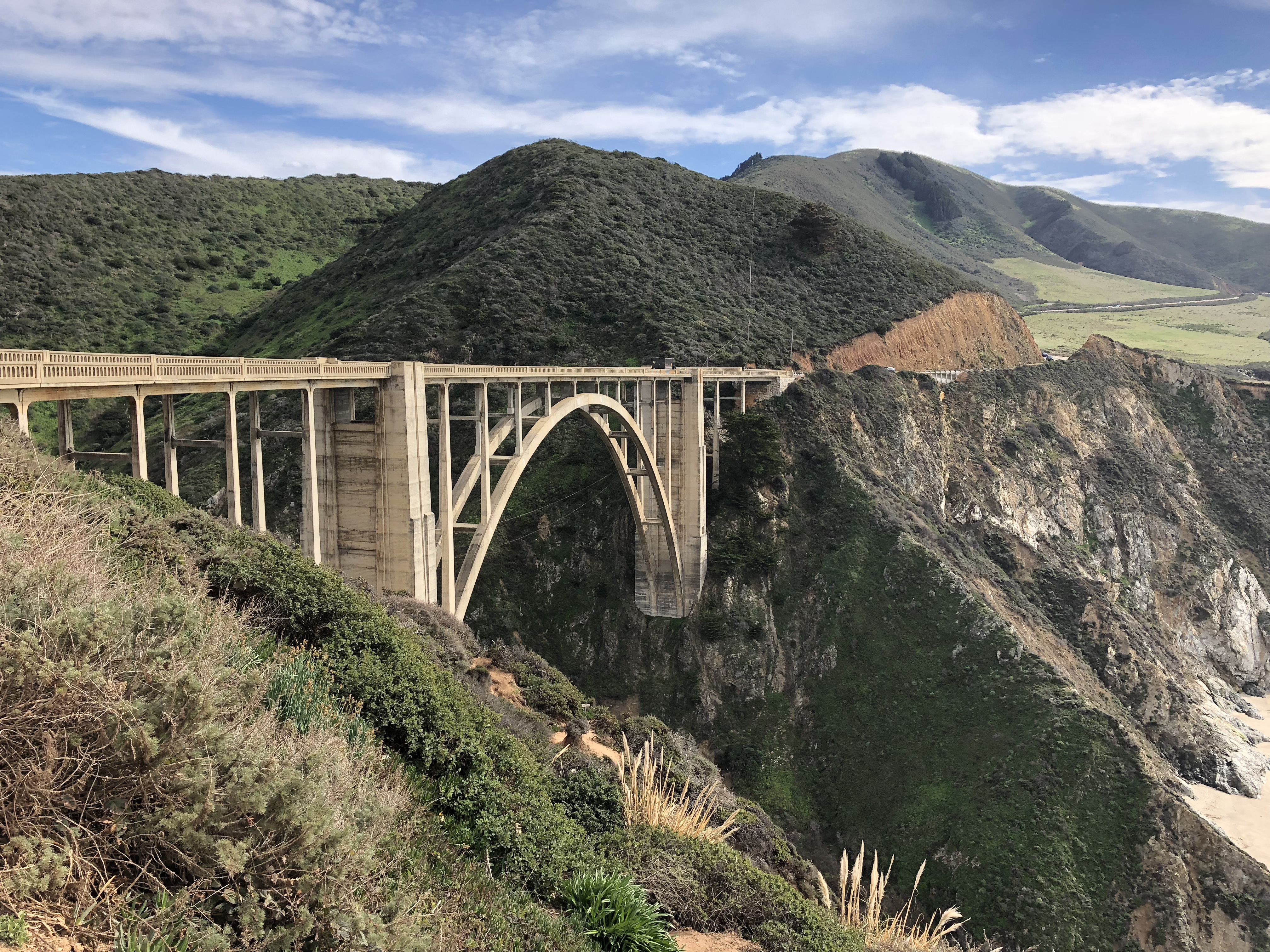 The iconic Bixby Bridge