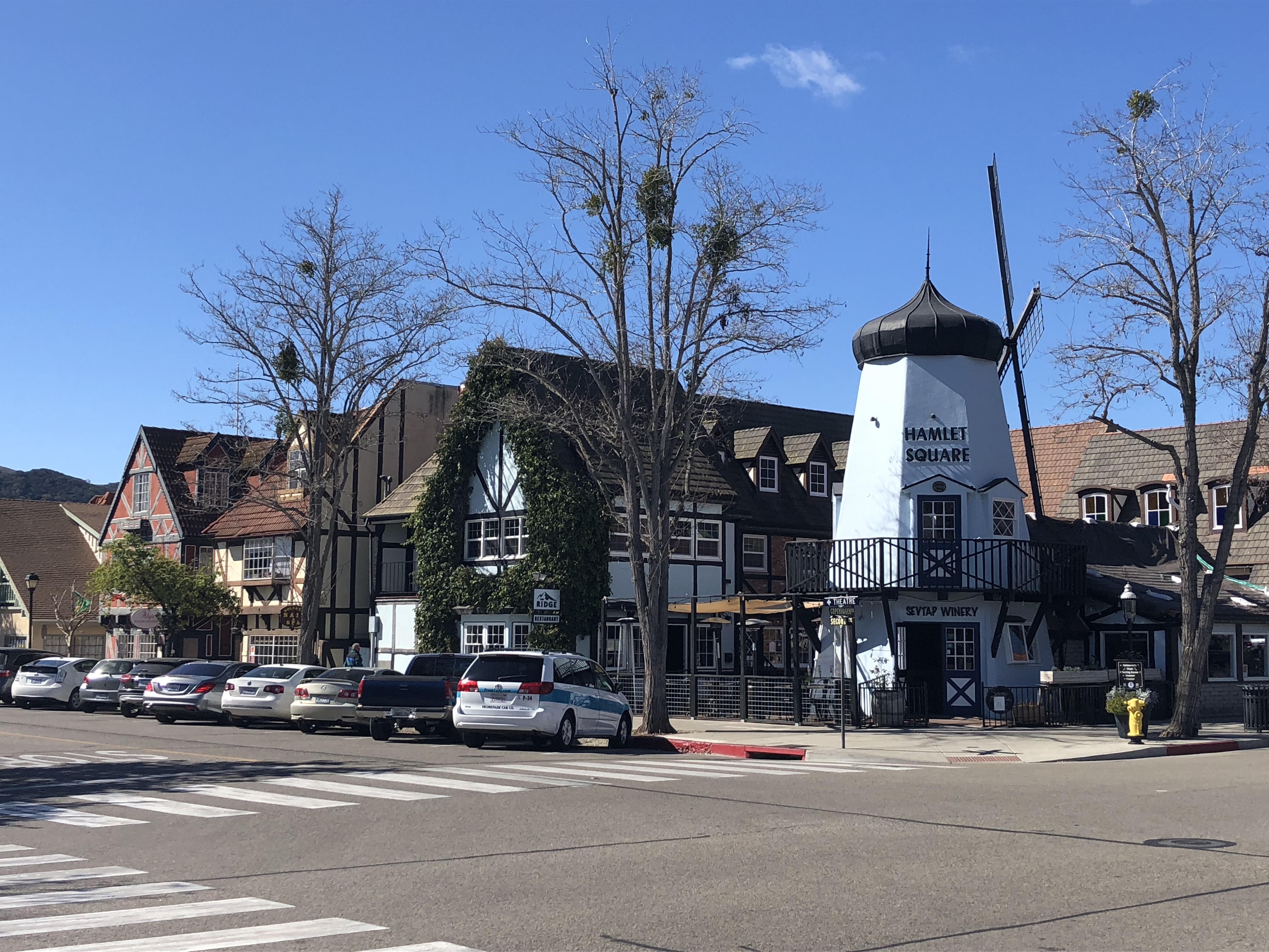 Buildings in Solvang