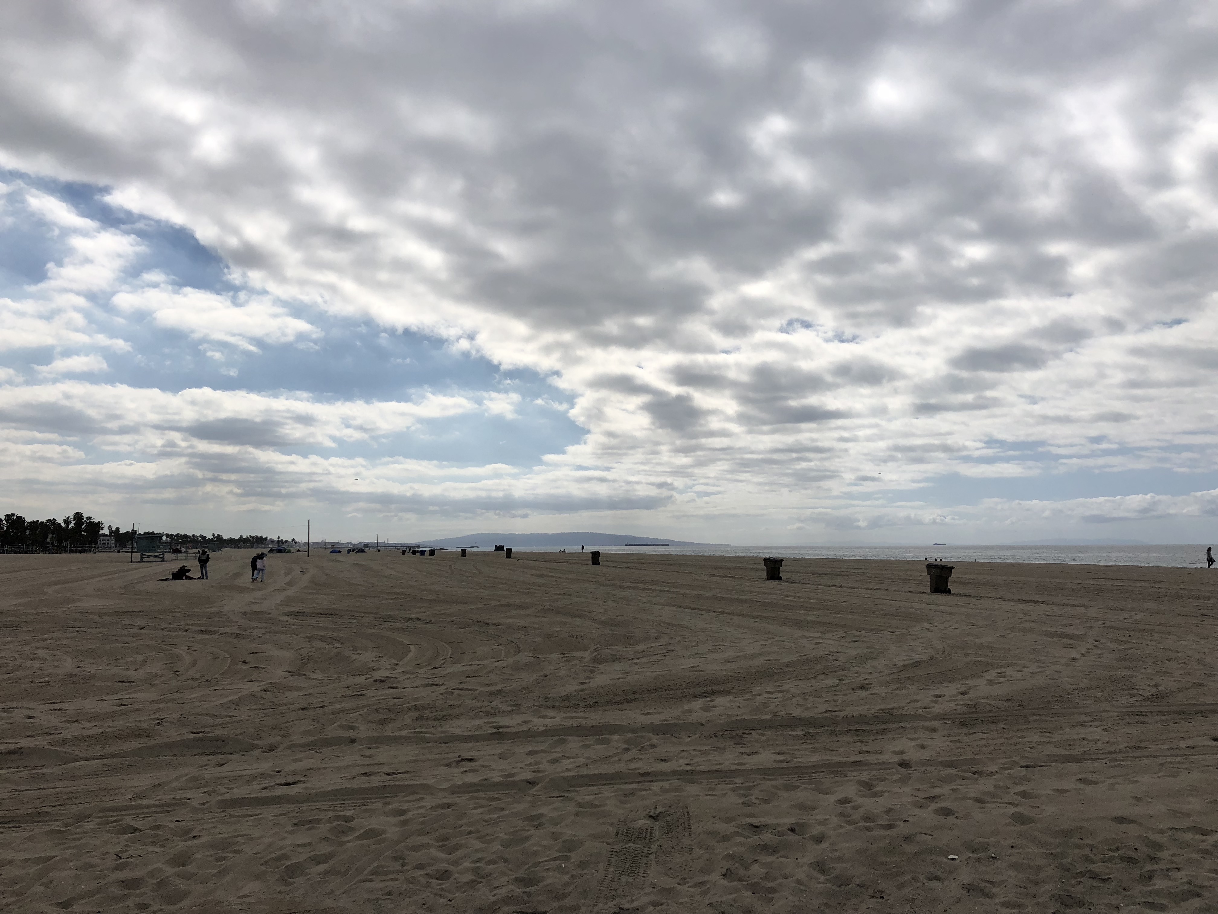 The sky above Venice Beach