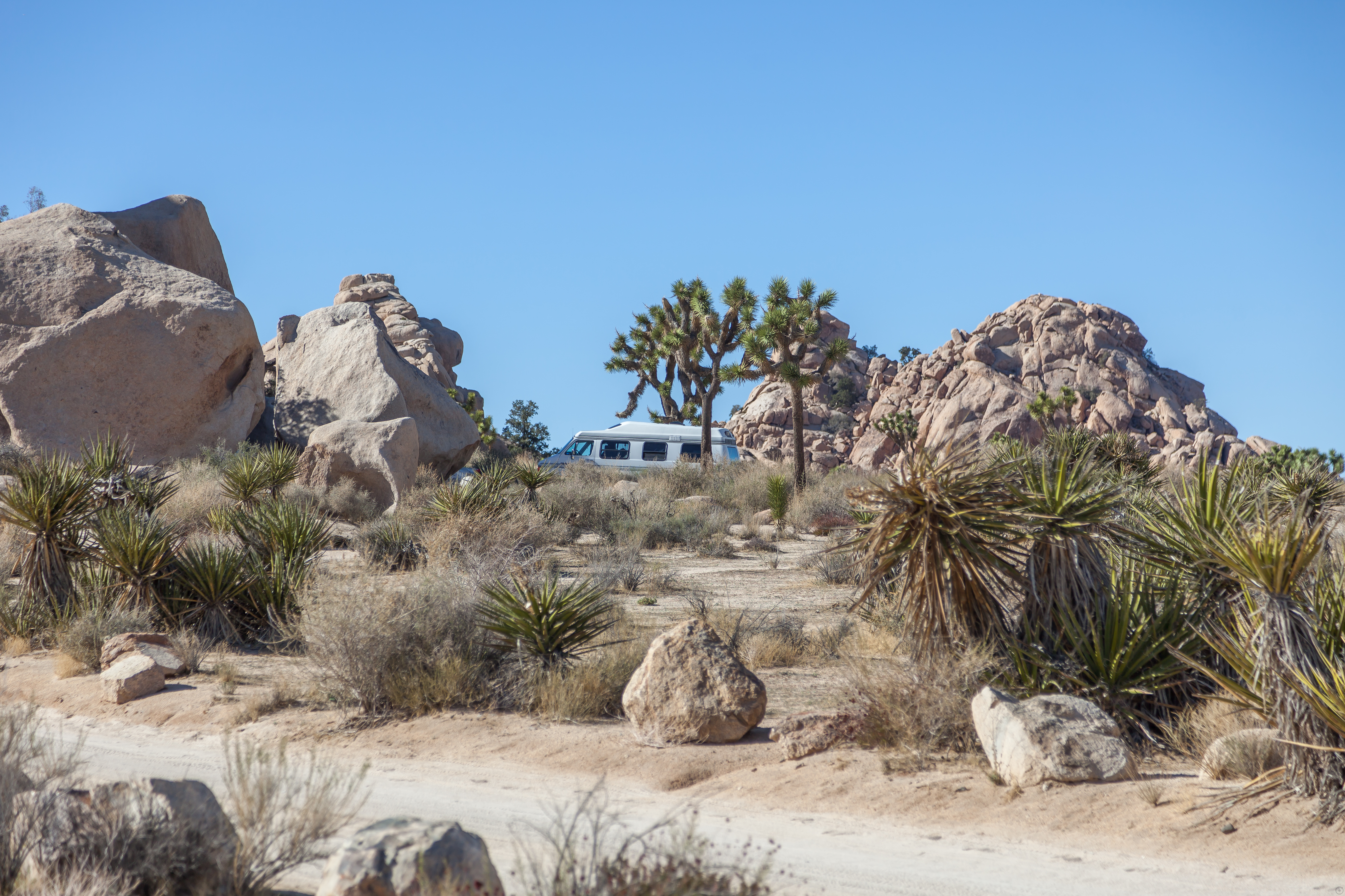 my van at campsite 40